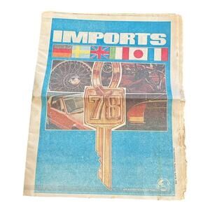 1978 The Tennessean Newspaper Import Cars Special Advertising Section BMW, MG VW